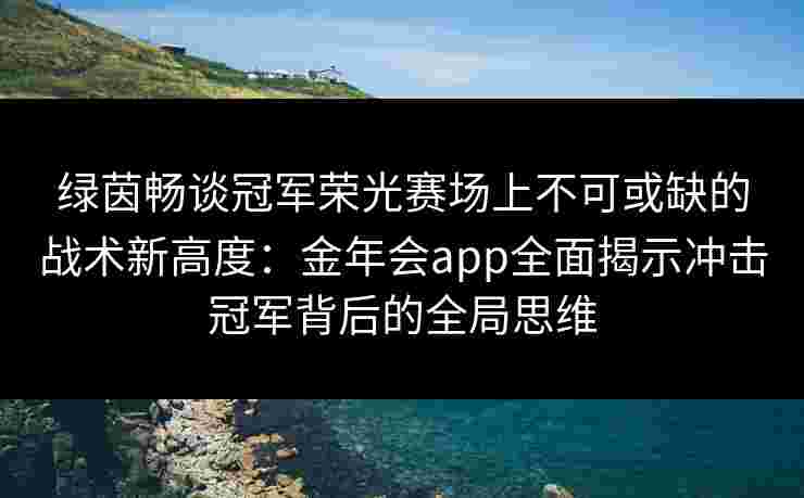 绿茵畅谈冠军荣光赛场上不可或缺的战术新高度：金年会app全面揭示冲击冠军背后的全局思维